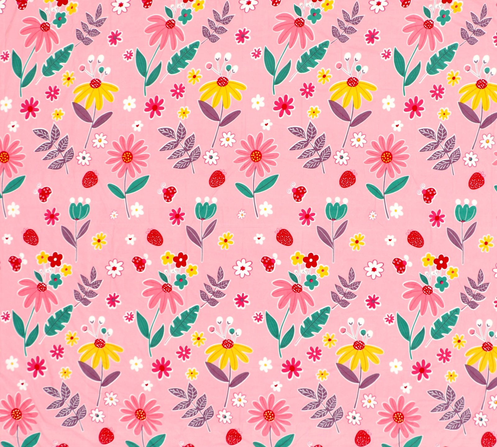 Elastic Fitted King Size Double Bed Sheets ith 2 Pillow Covers (Peach)