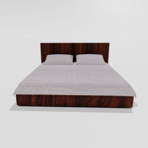 King Size Pure Cotton Double Flat Bed Sheet With 2 Pillow Covers (Multi) 2