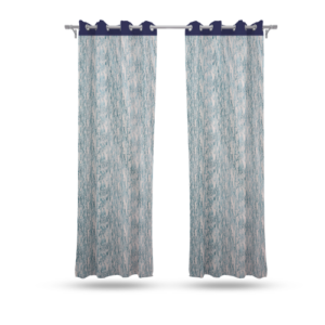9 feet Long Door Curtains Polyester Room Darkening Set Of 2 (Aqua) 29