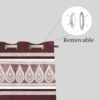 9 feet Long Door Curtains Polyester Room Darkening Set Of 2 (Coffee)