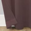9 feet Long Door Curtains Polyester Room Darkening Set Of 2 (Coffee)
