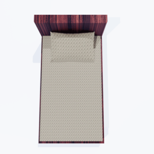 Glace Cotton Single Elastic Fitted Bedsheets With 1 Pillow Cover (Beige)