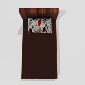 Glace Cotton Single Elastic Fitted Bedsheets With 1 Pillow Cover (Dark Green)