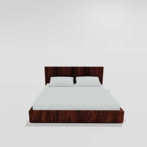 Glace Cotton Elastic Fitted Double Bedsheet With 2 Pillow Covers (Cream)