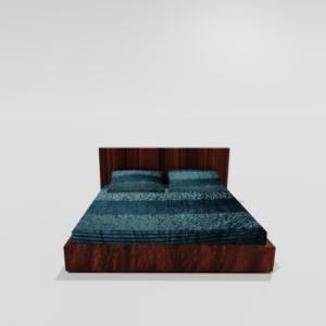 Winter Warm King Size Fitted Double Bedsheet With 2 Pillow Covers (Green)