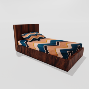 Winter Warm Soft Fitted Single Bedsheet With 1 Pillow Cover (Yellow)