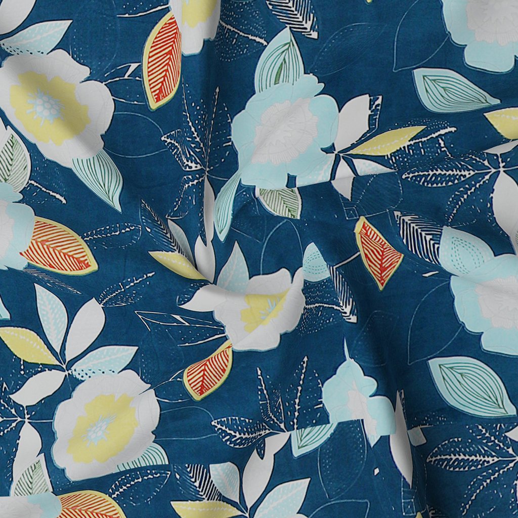 Single Glace Cotton Elastic Fitted Bed Sheet With One Pillow Cover (Green)