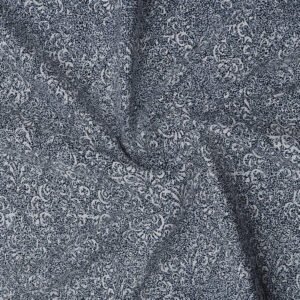 Single Glace Cotton Elastic Fitted Bed Sheet With One Pillow Cover (Grey)