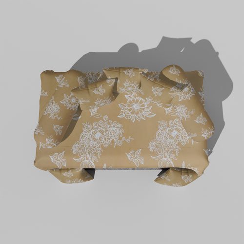 210 TC Cotton Printed Diwan (Set of 8 Pieces)1 Single Bedsheet 5 Cushion Covers And 2 Bolster Cover