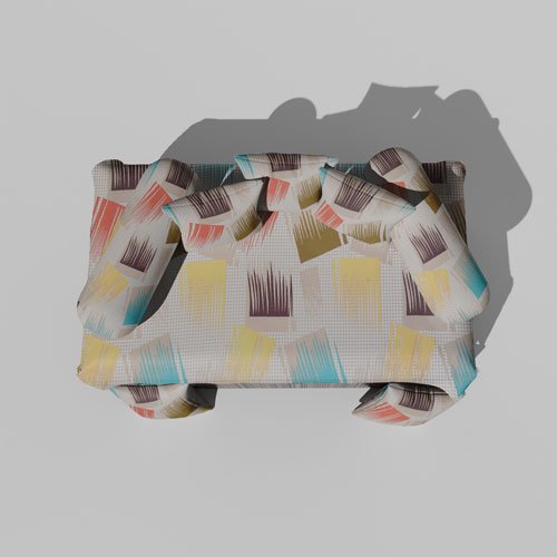 210 TC Cotton Printed Diwan (Set of 8 Pieces)1 Single Bedsheet 5 Cushion Covers And 2 Bolster Cover (Copy)