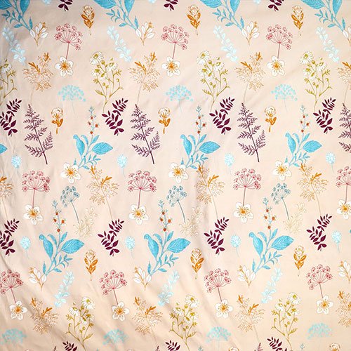 210 TC Cotton Printed Diwan (Set of 8 Pieces)1 Single Bedsheet 5 Cushion Covers And 2 Bolster Cover