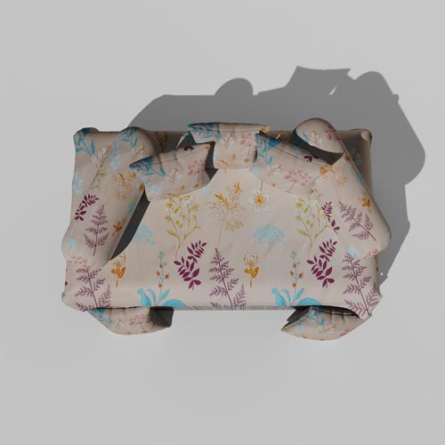 210 TC Cotton Printed Diwan (Set of 8 Pieces)1 Single Bedsheet 5 Cushion Covers And 2 Bolster Cover