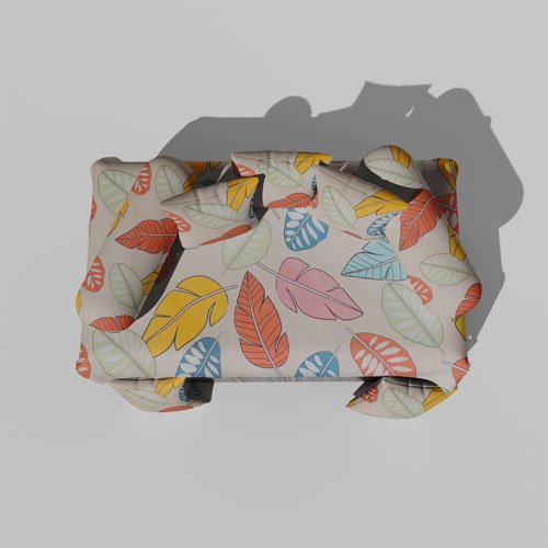 210 TC Cotton Printed Diwan (Set of 8 Pieces)1 Single Bedsheet 5 Cushion Covers And 2 Bolster Cover