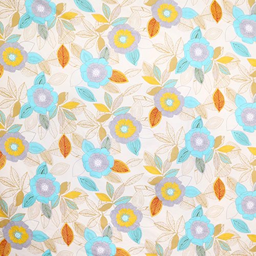 Cotton Single Flat Bed Sheet With 1 Pillow Cover (Cream)