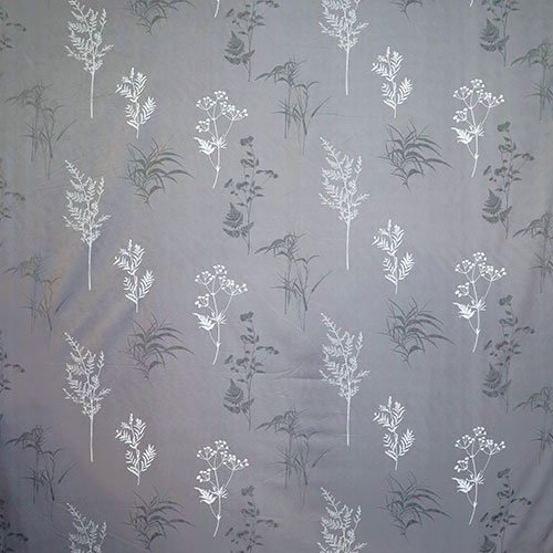 Cotton Single Flat Bed Sheet With 1 Pillow Cover (Grey)