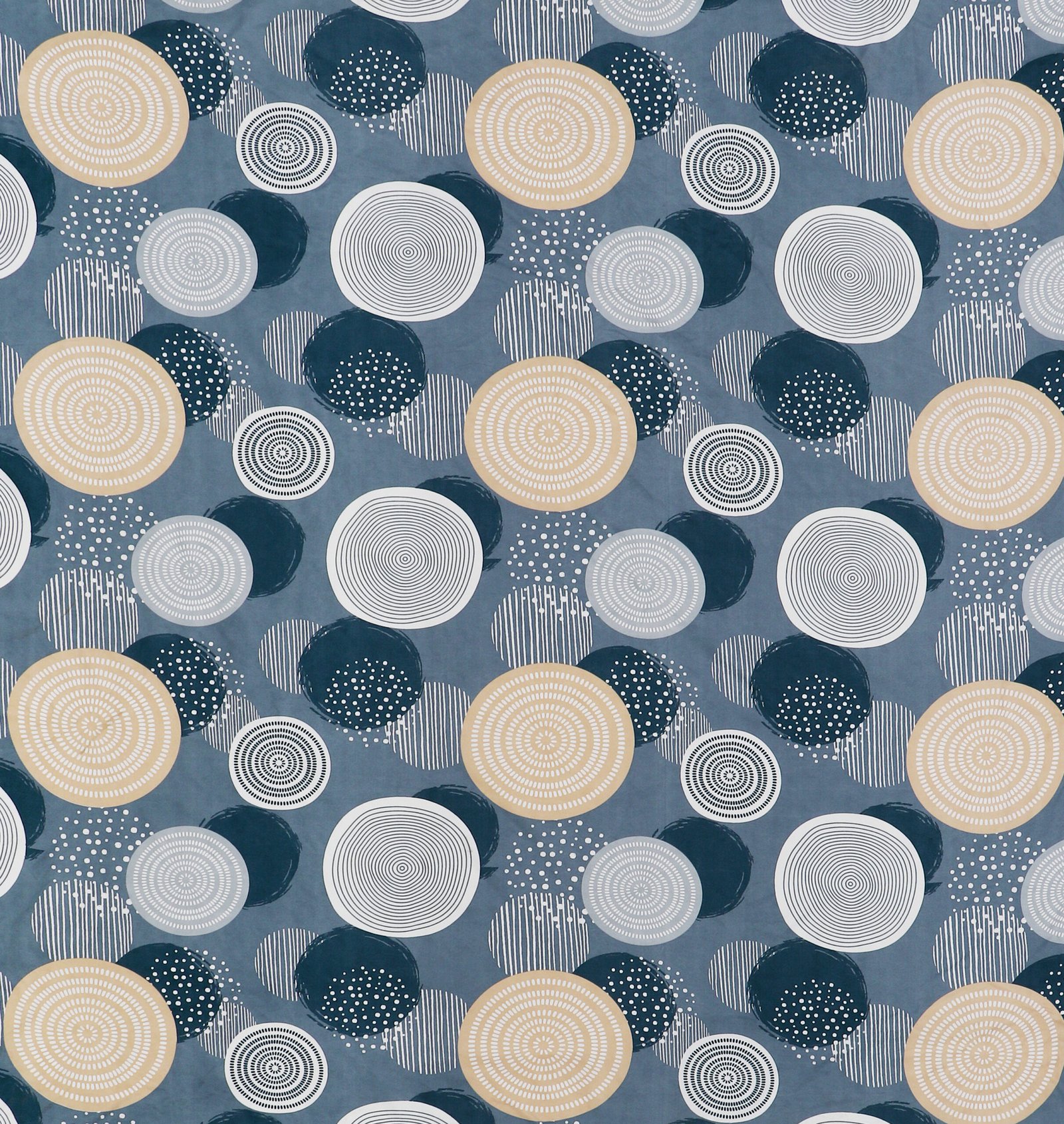 Single Glace Cotton Elastic Fitted Bed Sheet With One Pillow Cover (Blue)