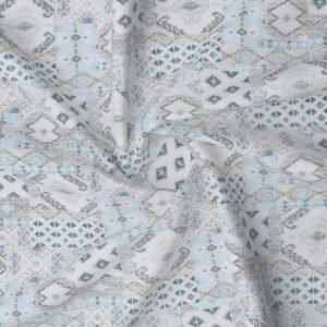 RD TREND 100% King Size Pure Cotton Double Flat Bed Sheet With 2 Pillow Covers (Lite Aqua)