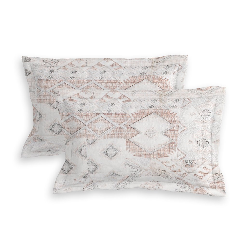 RD TREND 100% King Size Pure Cotton Double Flat Bed Sheet With 2 Pillow Covers (Lite Rust)