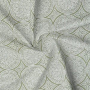 RD TREND 100% King Size Pure Cotton Double Flat Bed Sheet With 2 Pillow Covers (Olive Green )