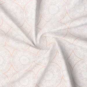 RD TREND 100% King Size Pure Cotton Double Flat Bed Sheet With 2 Pillow Covers (Nude Pink)