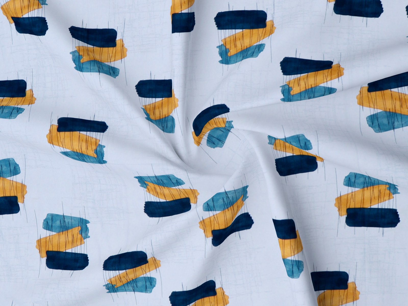 RD TREND 100% King Size Pure Cotton Double Flat Bed Sheet With 2 Pillow Covers (Baby Blue)