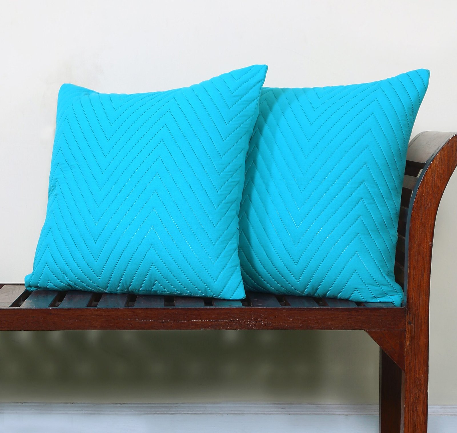 RD TREND UltraSonic Microfiber Cushion Covers,16 x 16 inches, Set of 5, 250 TC, Back Zipper (Firoji)