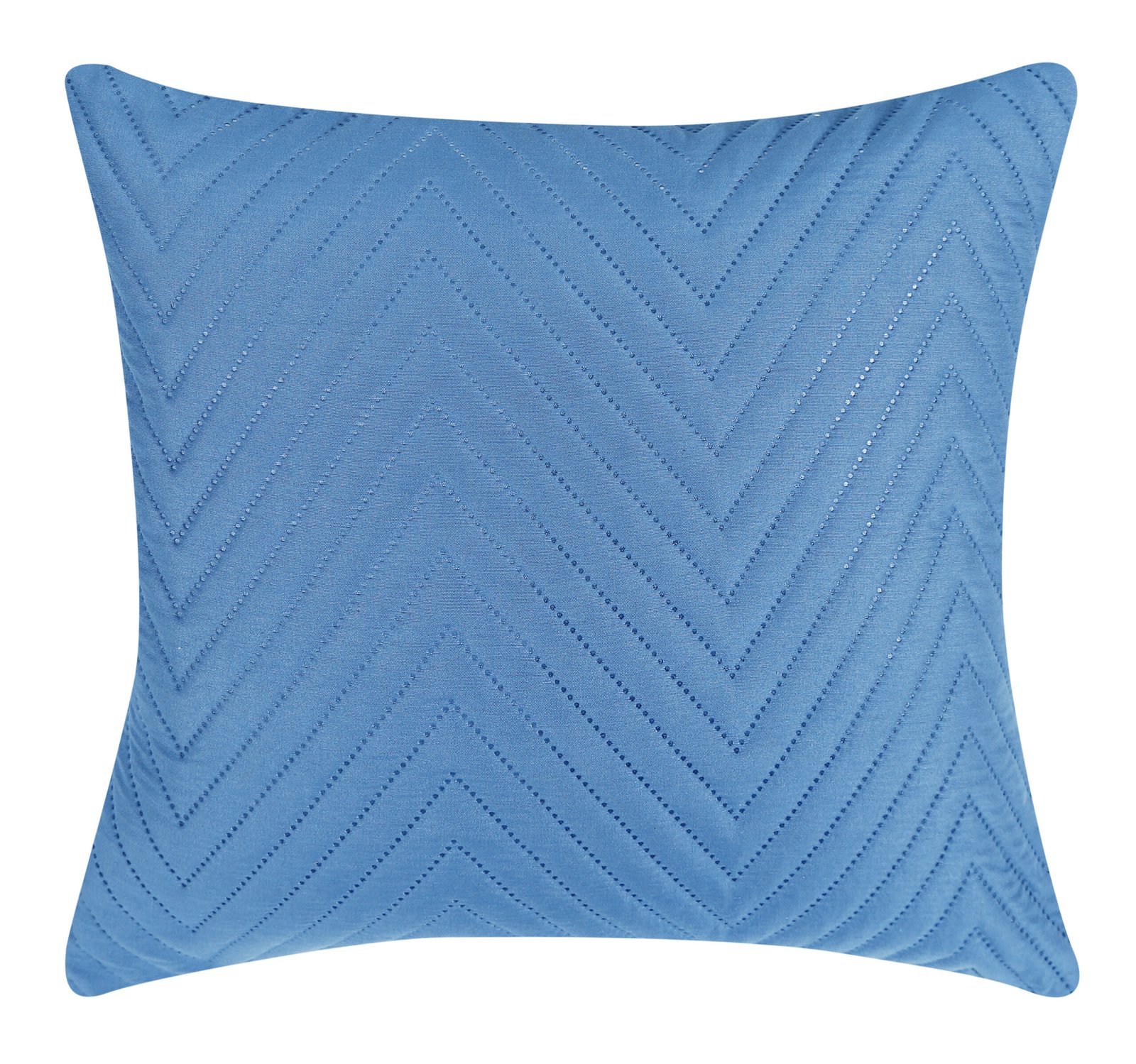 RD TREND UltraSonic Microfiber Cushion Covers, 16 x 16 inches, Set of 5, 250 TC, Back Zipper (Navy Blue)