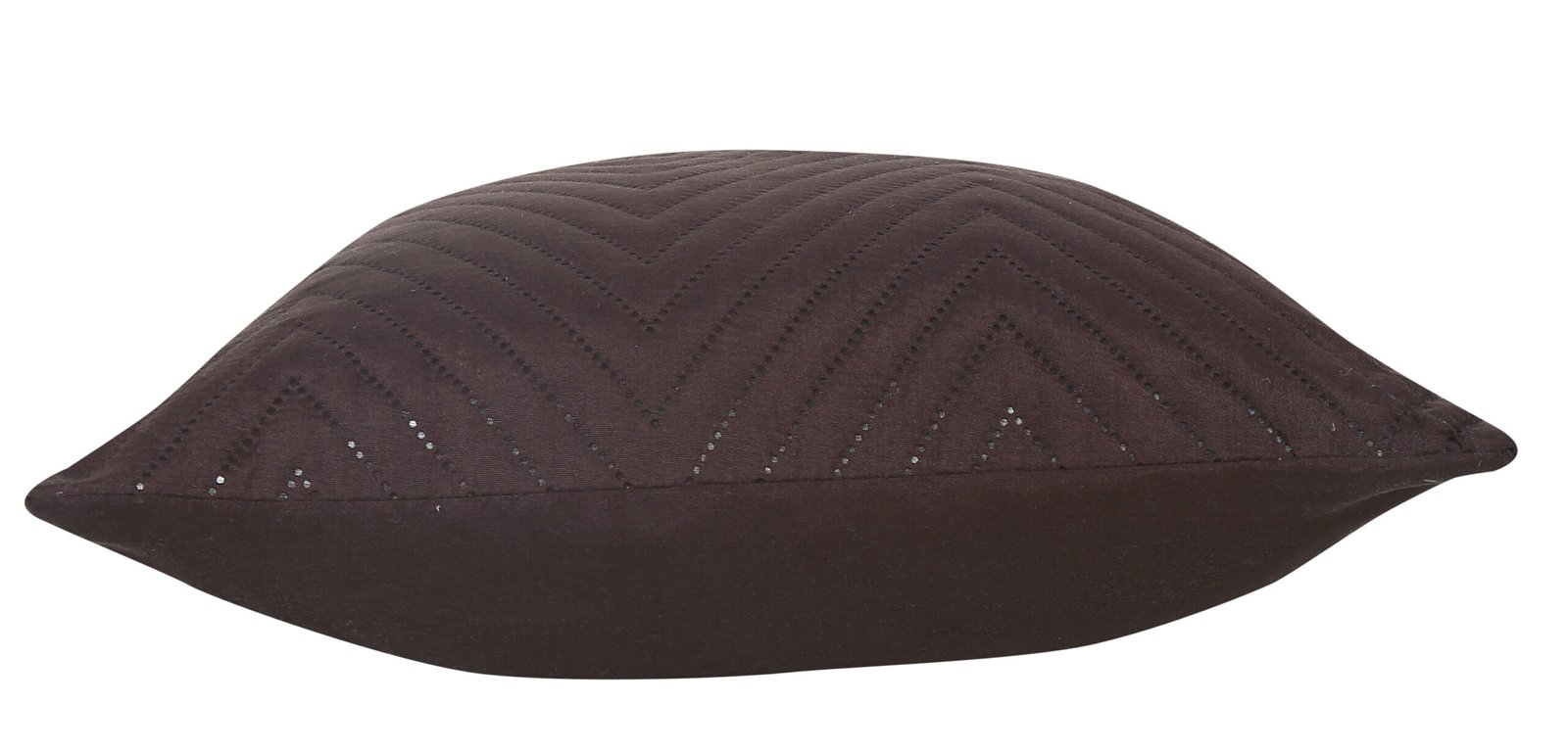 RD TREND UltraSonic Microfiber Cushion Covers,16 x 16 inches, Set of 5, 250 TC, Back Zipper (Coffee)