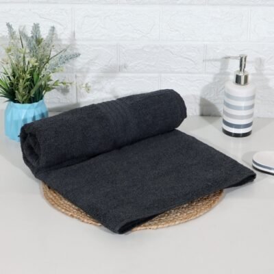 100% Cotton 650 GSM Soft & Absorbent Large Bath Towel Yellow 72x150 cm