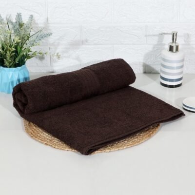 100% Cotton 650 GSM Soft & Absorbent Large Bath Towel Yellow 72x150 cm