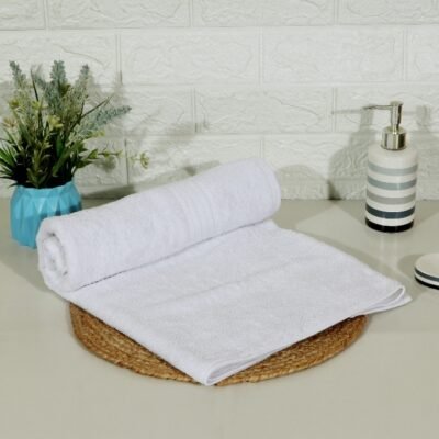 100% Cotton 650 GSM Soft & Absorbent Large Bath Towel Yellow 72x150 cm